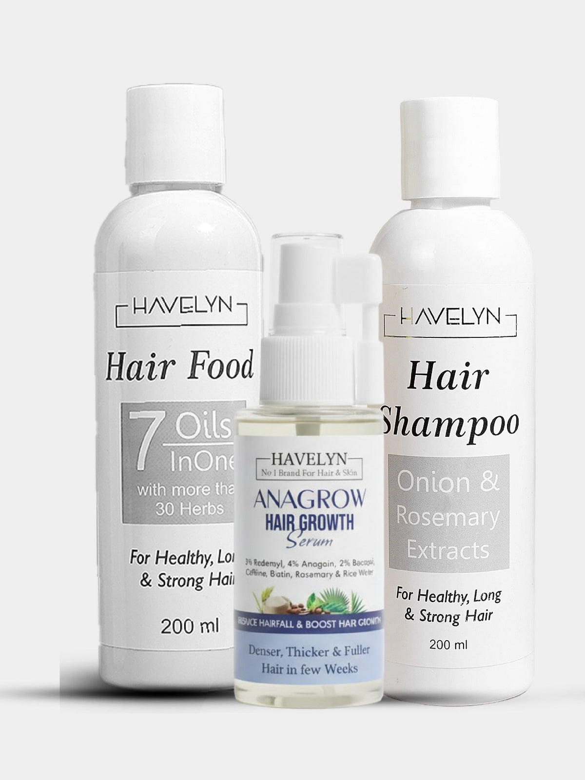 Anagrow + Oil + Shampoo Bundle