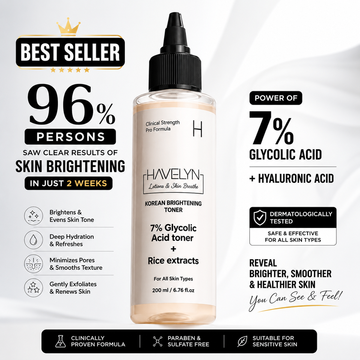 Glycolic acid toner