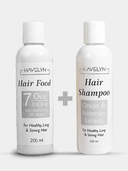 Hair oil + Shampoo