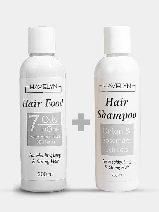 Hair oil + Shampoo